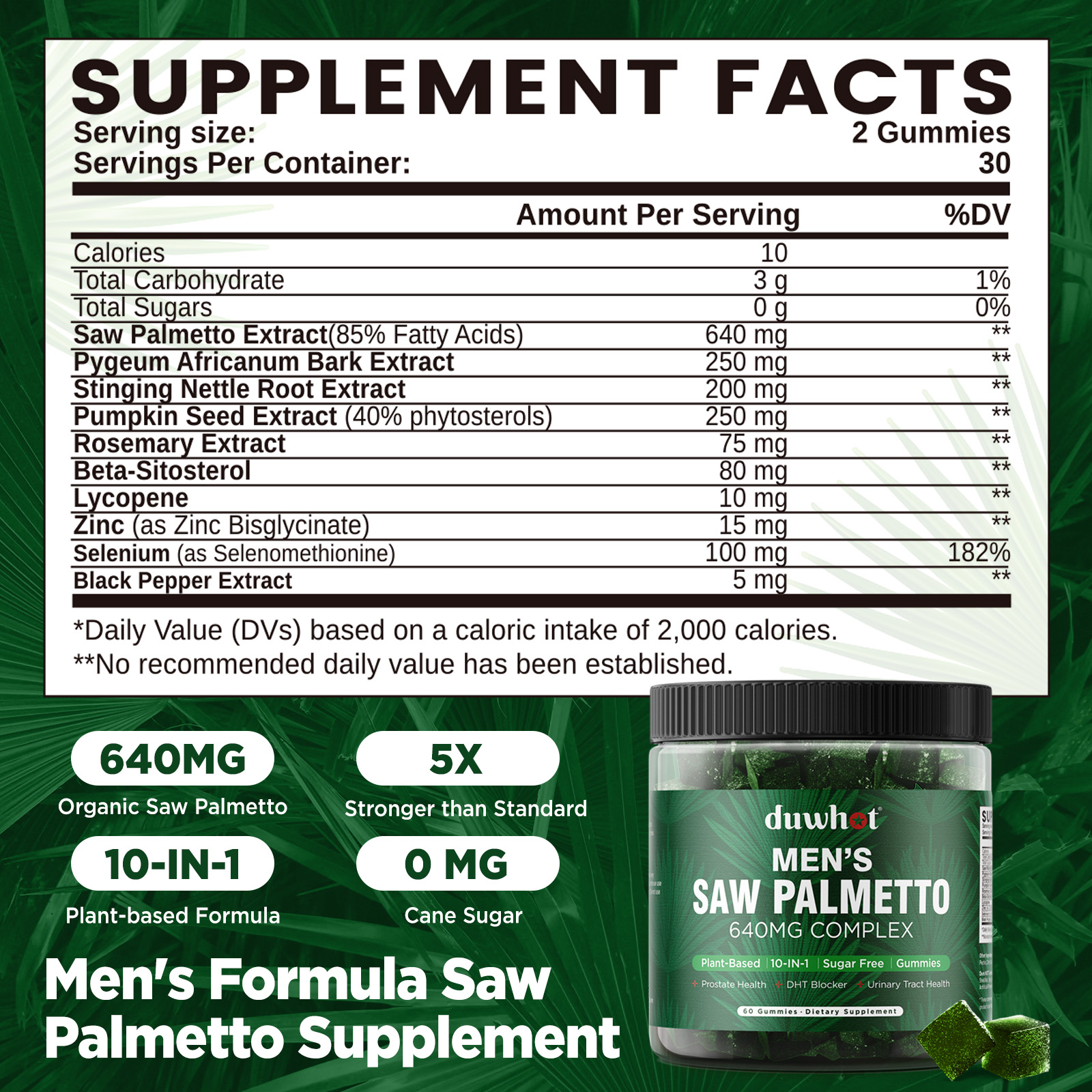 Saw Palmetto Gummies for Men - Image 2