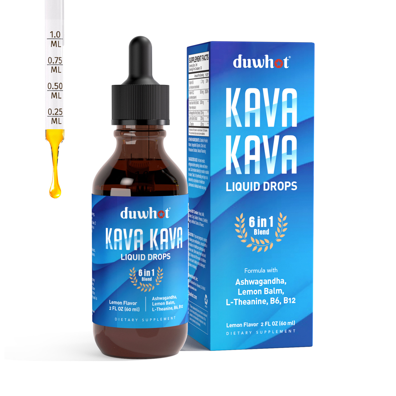 Kava Kava Extract Liquid Drops
