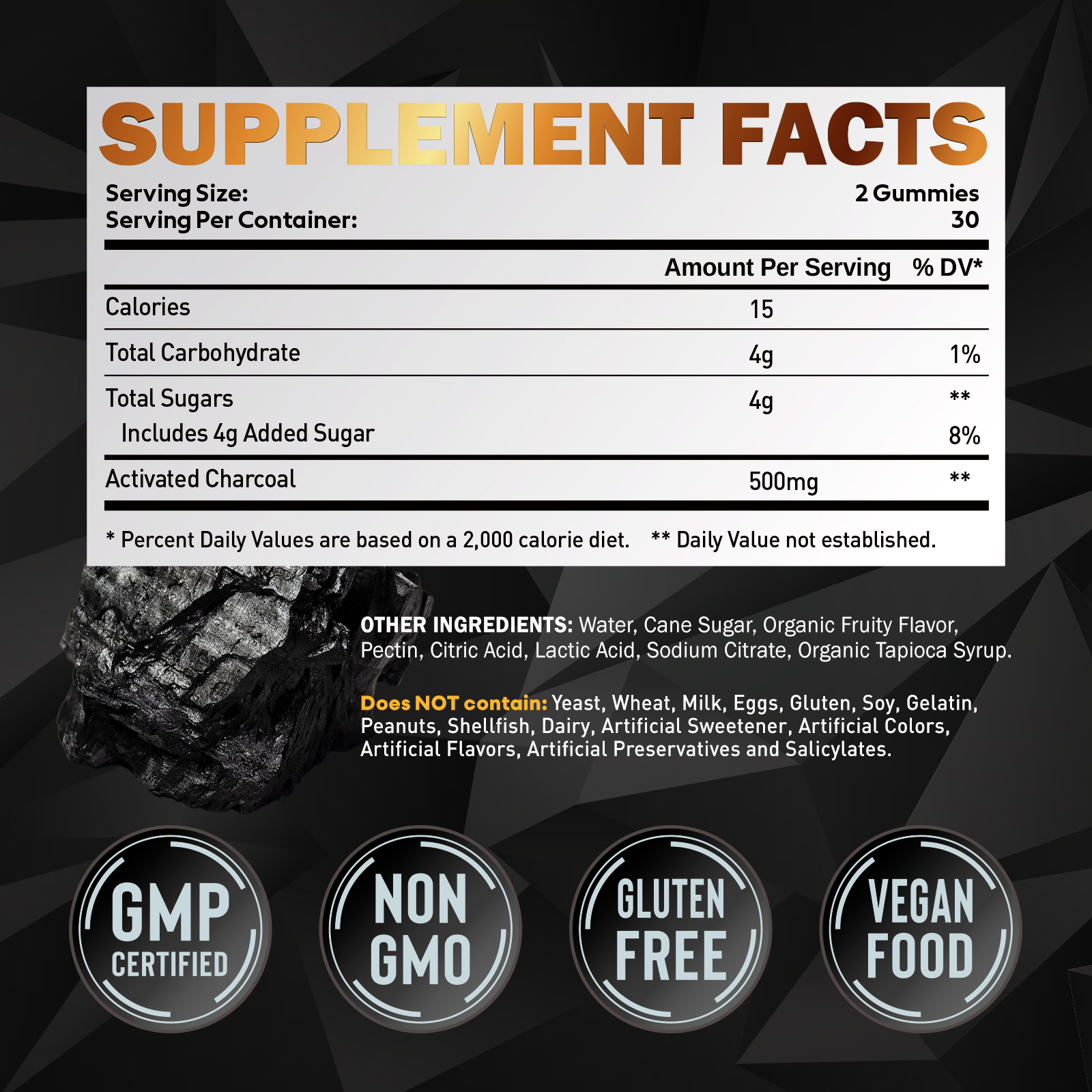 Activated Charcoal Gummies for Kids - Image 2