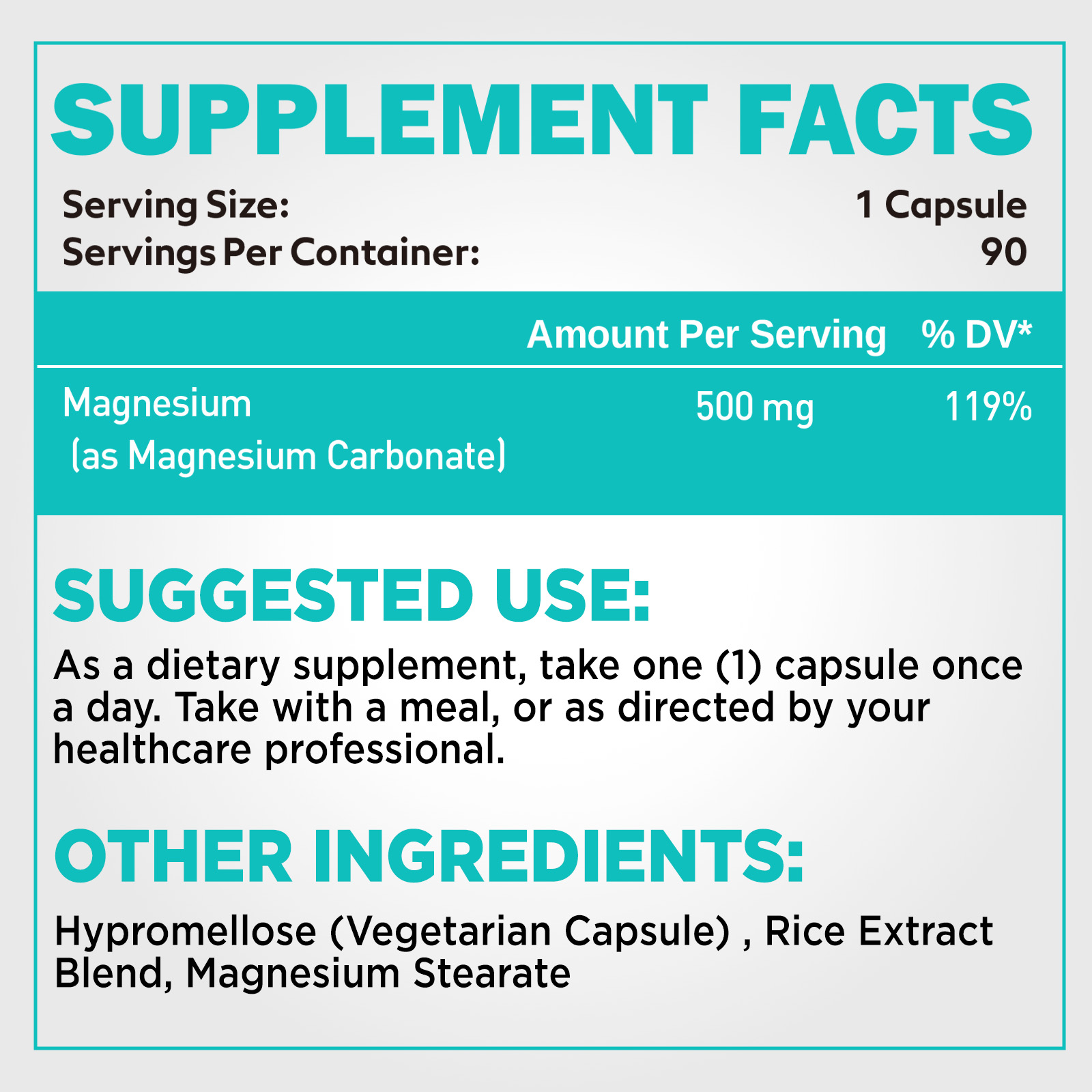 Magnesium Carbonate Capsules - Image 4